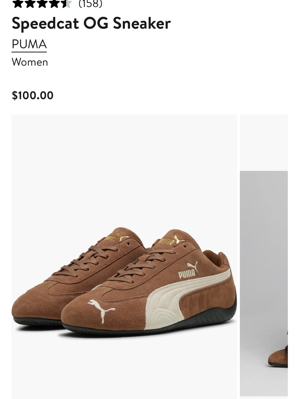 Puma Brown Suede Low-Top Sneakers